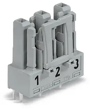 Разъем питания сети WAGO 770-843/060-000, 3 pin, 250В, 25А, (100 шт)