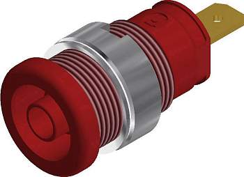 Лабораторная розетка SKS Hirschmann SEB 2610 F4,8 972355101, Ø4 мм, красная