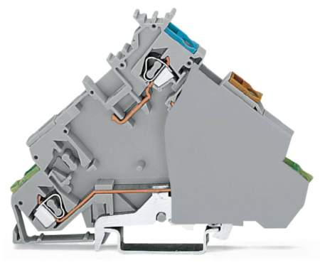 Клемма бесконтактного переключателя WAGO 280-577, 4 pin, 0.08мм² - 2.50мм², 400В, 20А, конф: L, (20 шт)