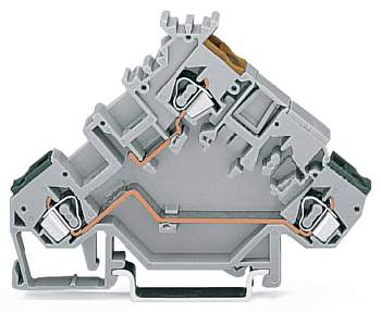 Клемма привода WAGO 280-555, 3 pin, 0.08мм² - 2.50мм², 400В, 20А, конф: L, (50 шт)