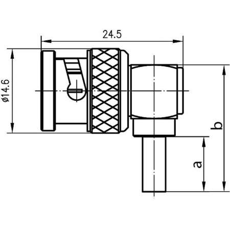 J01002A0029, Telegärtner - BNC-разъем, 75 Ом : 1 шт.