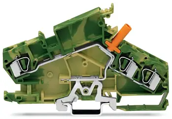 PG клемма WAGO 282-868, 3 pin, 0.20мм² - 6мм², конф: Terre, (20 шт)