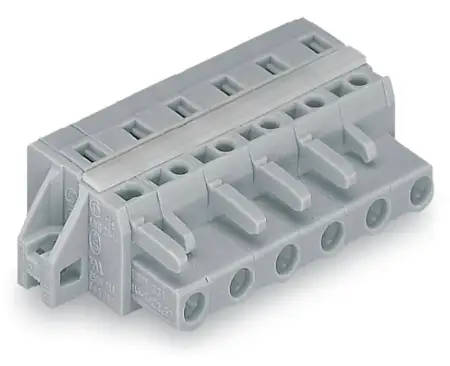 Розетка для подключения кабеля WAGO 231-210/027-000/035-000, 10 pin, 0.08мм² - 2.5мм², 630В, CS: 7.50мм, (25 шт)