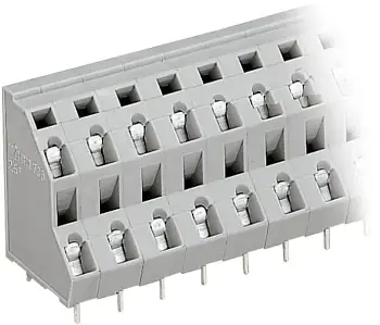 Двухуровневая клемма WAGO 736-506, 12 pin, 0.08мм² - 2.50мм², 630В, 21А, CS: 7.50мм, (1 шт)