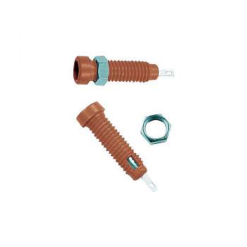 23.0050-22, Stäubli LB2-IF - Лабораторное гнездо, Ø-контакта: 2 мм, красный : 1 шт.