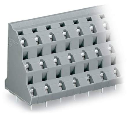 Трехуровневая клемма WAGO 737-762, 36 pin, 0.08мм² - 2.50мм², 1000В, CS: 10мм, (8 шт)