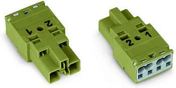 Разъем питания сети WAGO 770-272, 2 pin, 250В, 25А, (100 шт)