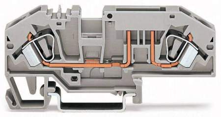 Клемма предохранителя WAGO 282-696,  - 6мм², 24В, 25А, (1 шт)