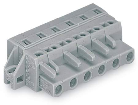 Розетка для подключения кабеля WAGO 231-204/031-000, 4 pin, 0.08мм² - 2.5мм², 630В, CS: 7.50мм, (50 шт)