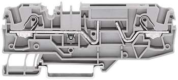 Клемма предохранителя WAGO 2002-1681, 2 pin, 0.25мм² - 4мм², 400В, 10А, конф: L, (1 шт)