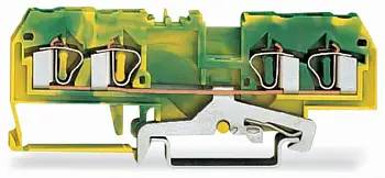 PG клемма WAGO 281-657, 4 pin, 0.08мм² - 4мм², 26А, конф: Terre, (50 шт)