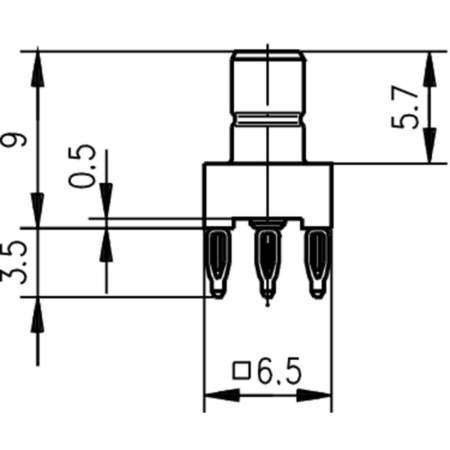 J01160A0431, Telegärtner - SMB-разъем, 50 Ом : 1 шт.