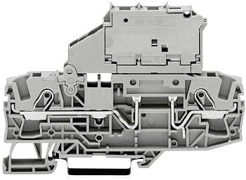 Клемма предохранителя WAGO 2006-1611, 2 pin, 0.50мм² - 10мм², 800В, 10А, конф: L, (1 шт)