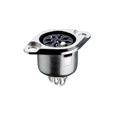 DIN-гнездо с защелкой Lumberg 0103 04