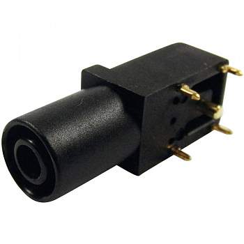 FCR7350B, CLIFF - Лабораторное гнездо, Ø-контакта: 4 мм, черный : 1 шт.