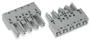 Разъем питания сети WAGO 770-285/082-000, 5 pin, 400В, 25А, (50 шт)