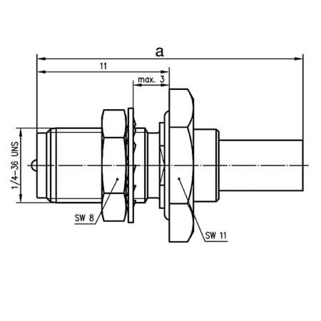 J01151R0001, Telegärtner - SMA-обратный-разъем, 50 Ом : 1 шт.