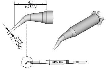 Паяльное жало JBC Tools C115105 
