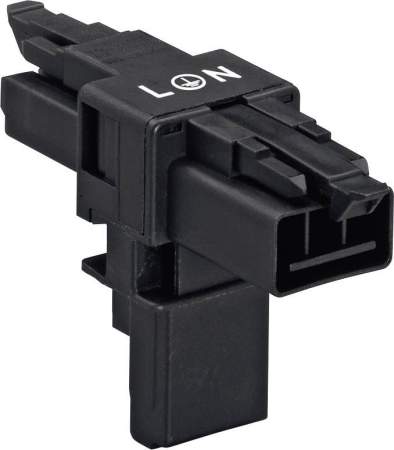 Сетевой распределитель T WAGO 890-615, 2 pin, вилка, 2 x розетка, (1 шт)