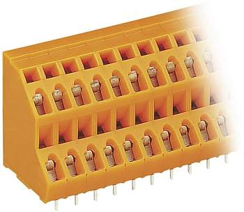 Двухуровневая клемма WAGO 736-304, 8 pin, 0.08мм² - 2.50мм², 320В, 21А, CS: 5.08мм, (1 шт)