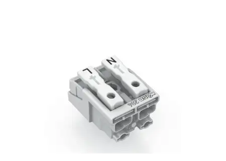 Разъем питания сети WAGO 294-4012, 2 pin, 0.5мм² - 1.5мм², 24А, (1000 шт)