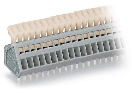 Быстроразъемная клемма WAGO 233-204, 4 pin, 0.08мм² - 0.50мм², 160В, CS: 2.50мм, (400 шт)