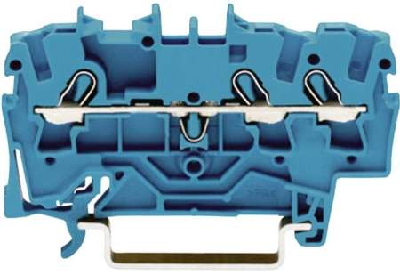 Клемма WAGO 2002-1304, 3 pin, 0.25мм² - 4мм², 800В, 24А, конф: N, (1 шт)