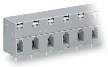 Быстроразъемная клемма WAGO 741-506, 6 pin, 0.08мм² - 2.50мм², 1000В, CS: 10мм, (80 шт)