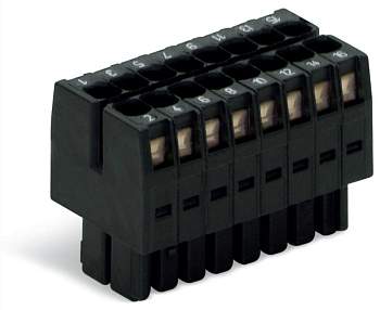 Розетка для подключения кабеля WAGO 713-1103/000-9037, 6 pin, 0.08мм² - 1.5мм², 160В, 10А, CS: 3.50мм, (100 шт)