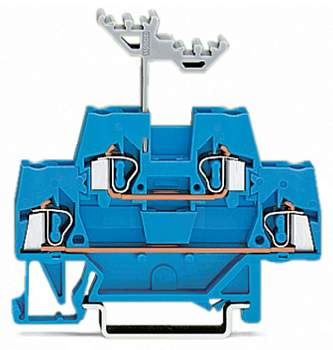 Двухуровневая клемма WAGO 280-529, 4 pin, 0.08мм² - 2.50мм², 500В, 20А, конф: N, (50 шт)