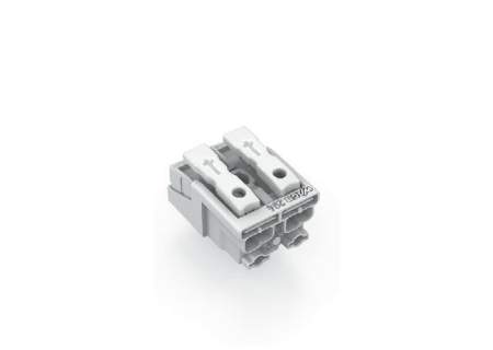 Разъем питания сети WAGO 294-5002, 2 pin, 0.5мм² - 1.5мм², 24А, (1000 шт)