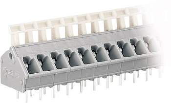 Быстроразъемная клемма WAGO 256-402, 2 pin, 0.08мм² - 2.50мм², 320В, 24А, CS: 5мм;5.08мм, (1 шт)