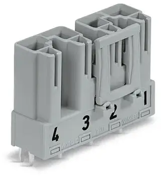 Разъем питания сети WAGO 770-854/062-000, 4 pin, 400В, 25А, (50 шт)