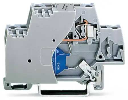 Клемма WAGO 280-502/281-582, 2 pin, 0.08мм² - 2.50мм², 24В, 20А, конф: L, (50 шт)