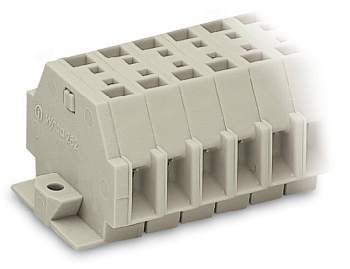 Клеммная колодка WAGO 262-141, 22 pin, 0.50мм² - 4мм², 550В, 23А, конф: L, (25 шт)