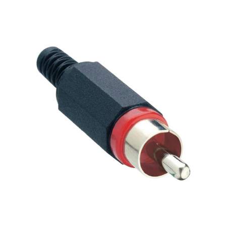 Штекер для разъемов колокольчиков Lumberg XSTO 1, красн