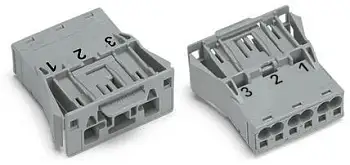 Разъем питания сети WAGO 770-753/062-000, 3 pin, 250В, 25А, (100 шт)