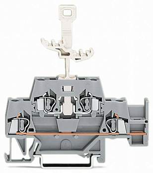 Двухуровневая клемма WAGO 280-522, 4 pin, 0.08мм² - 2.50мм², 400В, 10А, конф: L, (50 шт)