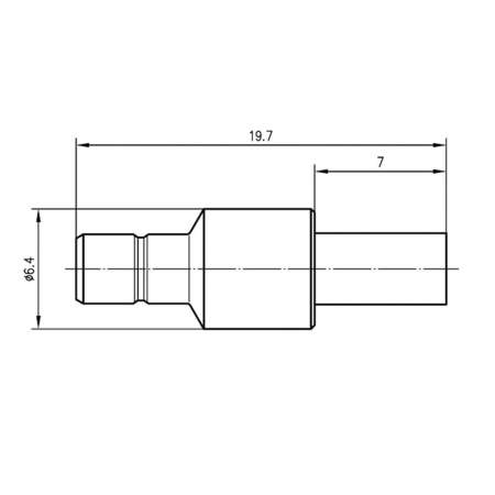 J01160A0401, Telegärtner - SMB-разъем, 50 Ом : 1 шт.