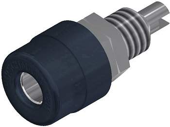 930176100, SKS-HIRSCHMANN BIL 20 - Лабораторное гнездо, Ø-контакта: 4 мм, черный : 1 шт.