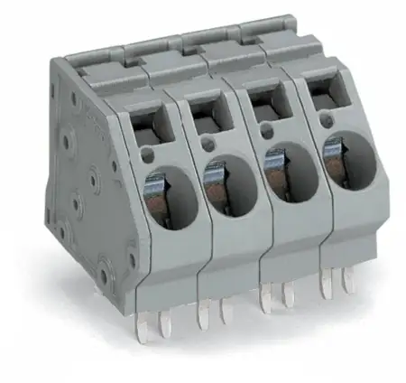 Быстроразъемная клемма WAGO 745-504/011-000, 4 pin, 0.20мм² - 16.00мм², 250В, CS: 10мм, (16 шт)