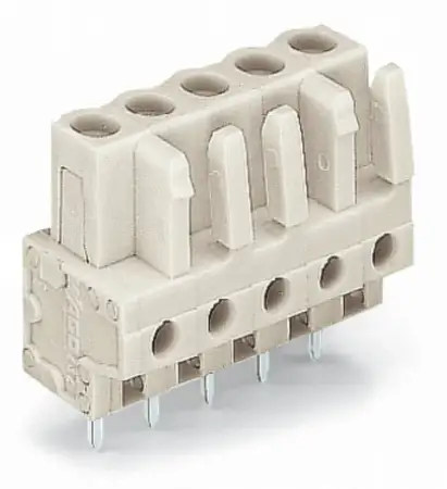 Розетка для подключения к печатной плате WAGO 722-140, 10 pin, 320В, 15А, CS: 5мм, (50 шт)