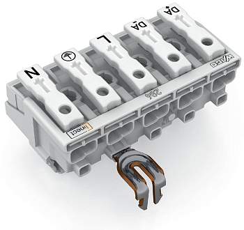 Разъем питания сети WAGO 294-8235, 5 pin, 0.5мм² - 2.5мм², (250 шт)