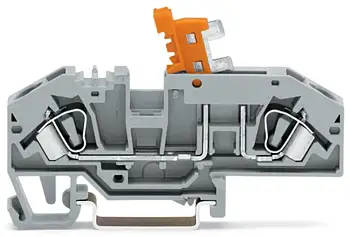 N клемма WAGO 282-695, 2 pin, 0.20мм² - 6мм², 400В, 30А, конф: N, (25 шт)