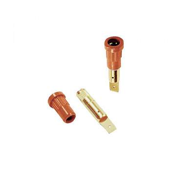 23.1013-22, Stäubli EB4 - Лабораторное гнездо, Ø-контакта: 4 мм, красный : 1 шт.