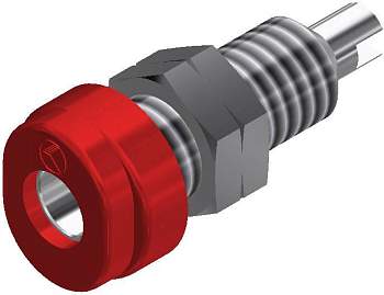 930175101, SKS-HIRSCHMANN BUG 10 - Лабораторное гнездо, Ø-контакта: 4 мм, красный : 1 шт.
