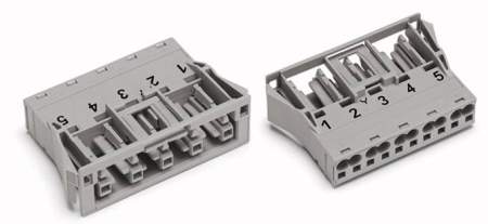 Разъем питания сети WAGO 770-745/060-000, 5 pin, 400В, 25А, (100 шт)