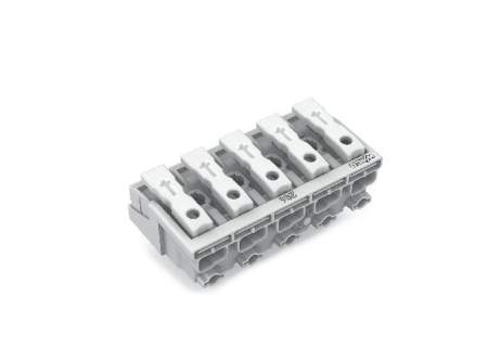 Разъем питания сети WAGO 294-5005, 5 pin, 0.5мм² - 1.5мм², 24А, (250 шт)