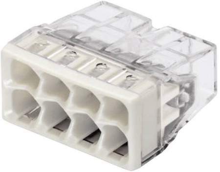 Винтовая клемма WAGO 2273-208-10, 8 pin, 0.5мм² - 2.5мм², 450В, 24А, (10 шт)