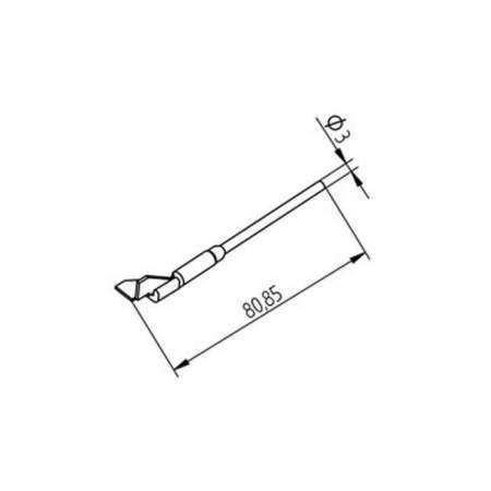 Наконечник для распайки Ersa 0452QDLF100 